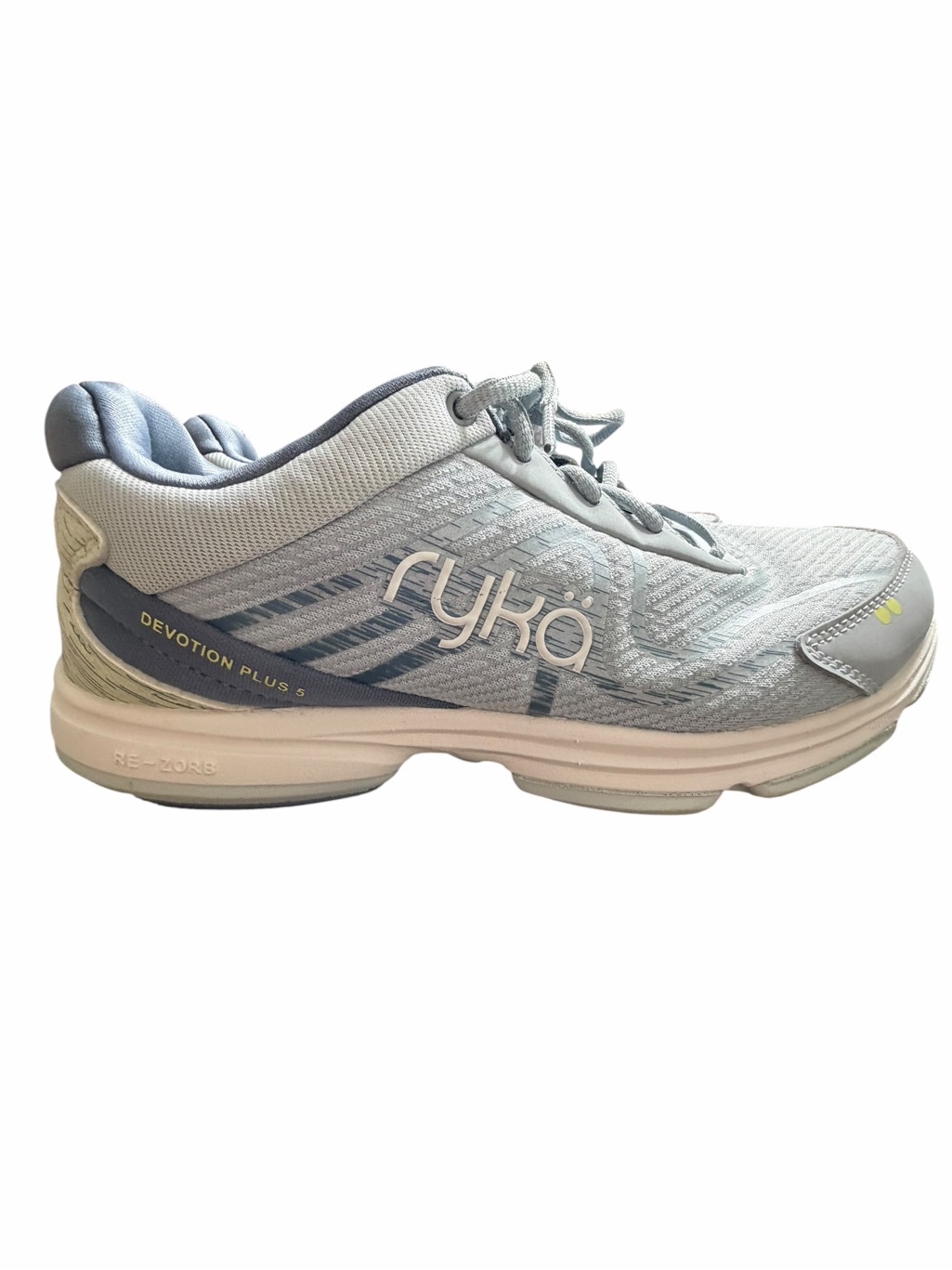 Ryka Light Blue And Gray Devotion Plus 5 Walking Shoe